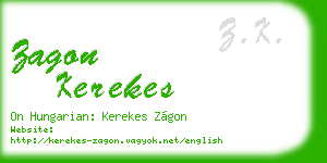 zagon kerekes business card